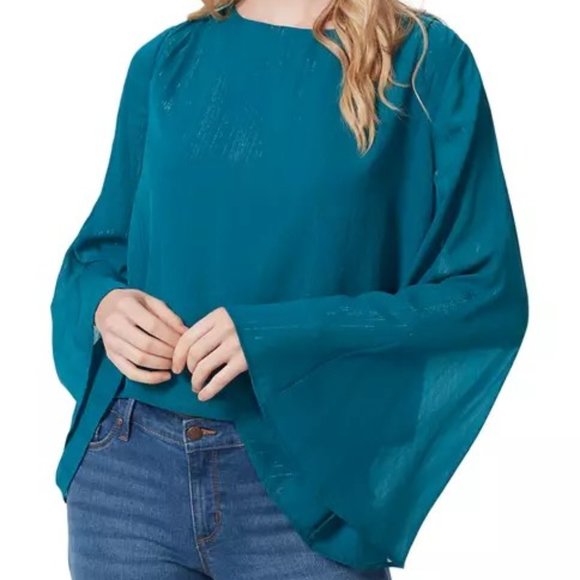 Jessica Simpson Tops - Jessica Simpson Long Sleeve Monique Peplum Blouse